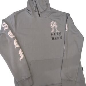 Brooklyn Cloth Hoodie Sweatshirt Men Medium Graphic SelfMade Streetwear Pullover